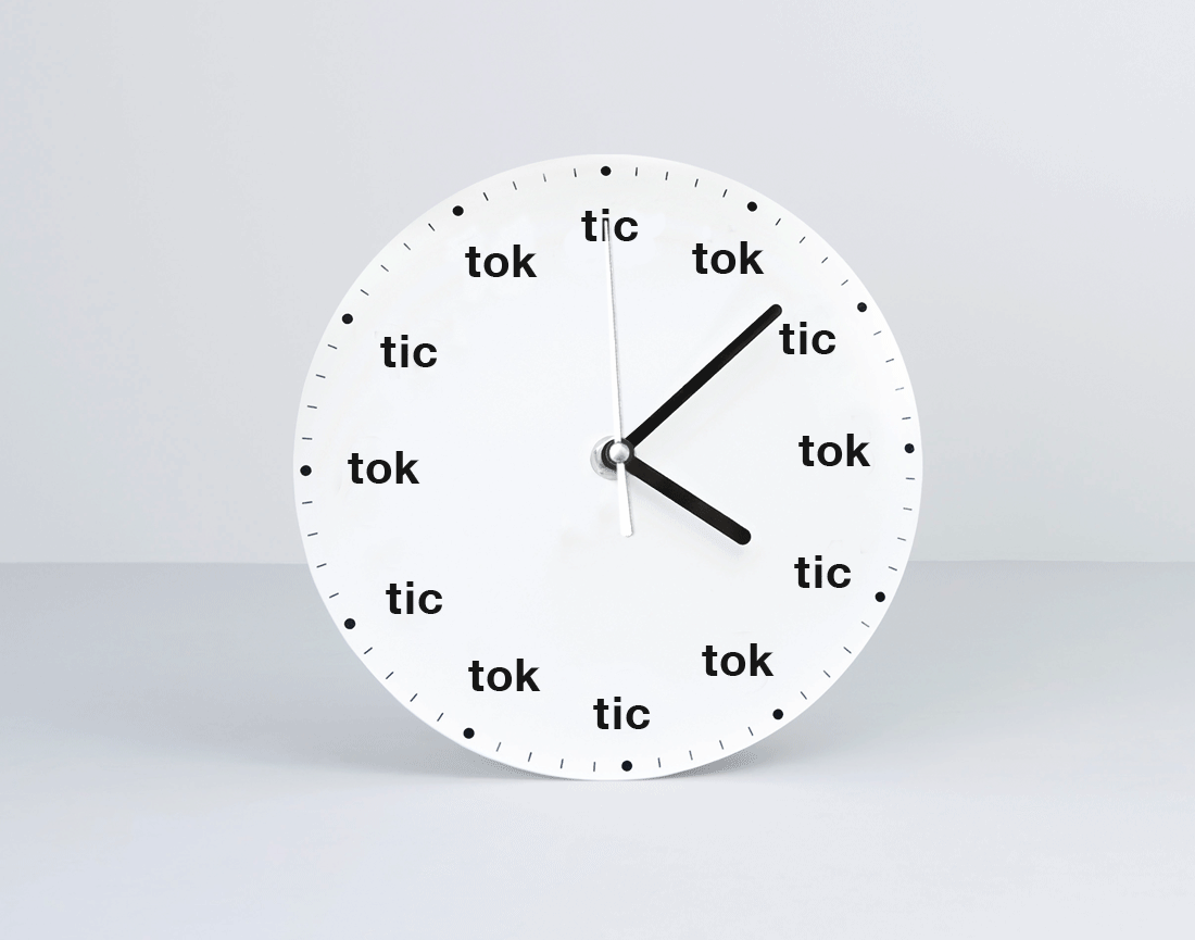 Clock ticking