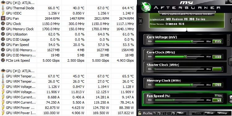 R9 hot sale 280x overclock