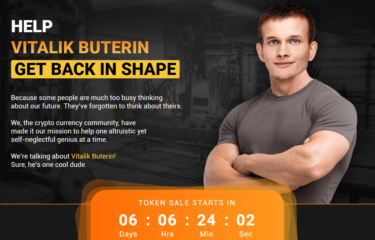 FitVitalik ICO - Help Vitalik to Get Back in Shape! | PeakD