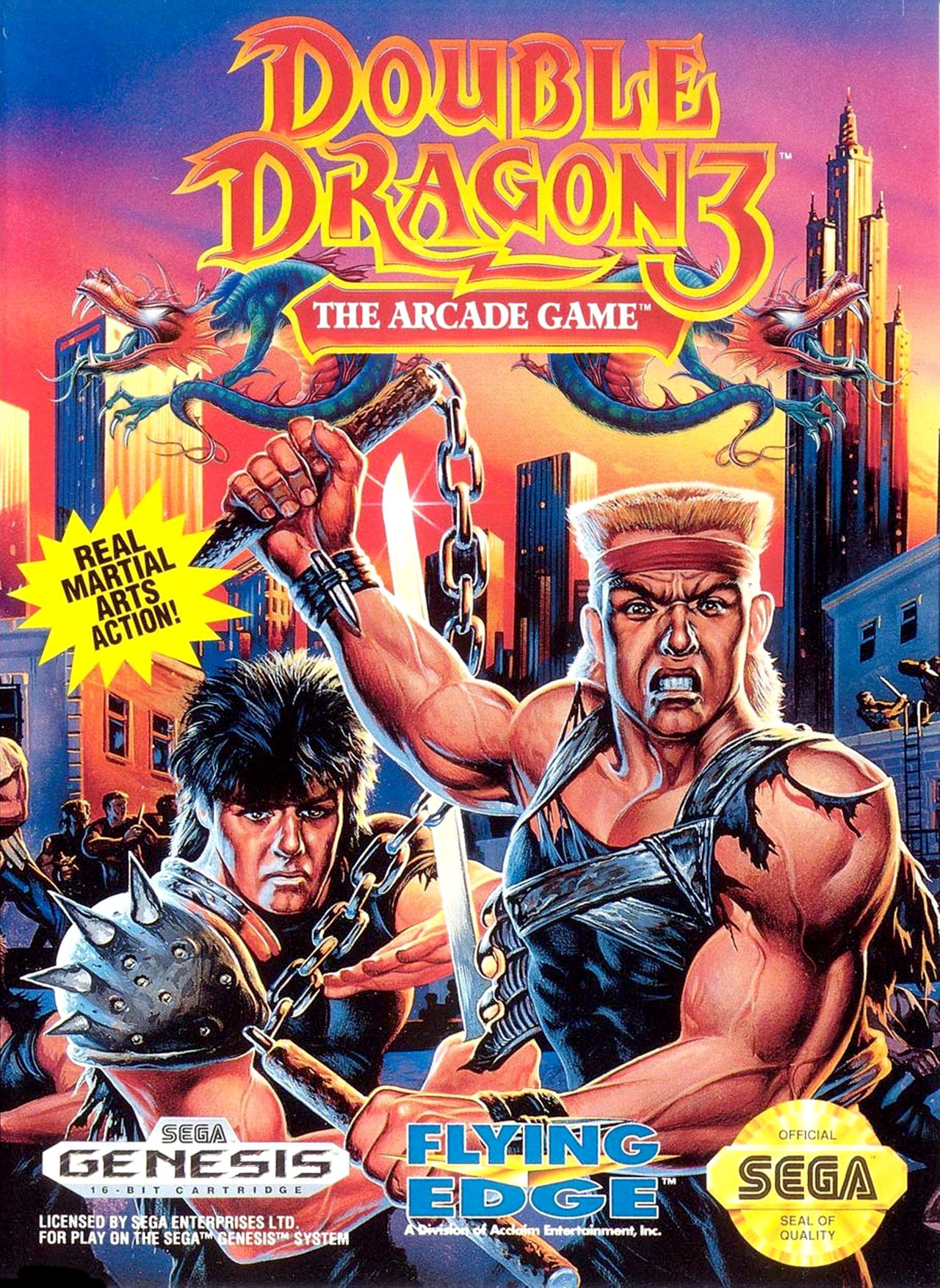 My Played Video Games Review: Double Dragon 3: The Arcade Game for the Sega  Genesis | PeakD