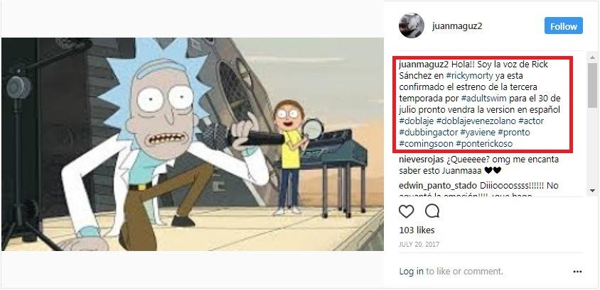 Vive La ConCo - ¡Juan Guzmán regresa a ConComics Guadalajara! Actor de  doblaje venezolano, Juan Guzmán da su voz a Rick Sánchez en Rick y Morty,  otros de sus papeles más famosos