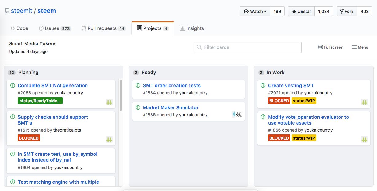 Projects - Smart Media Tokens