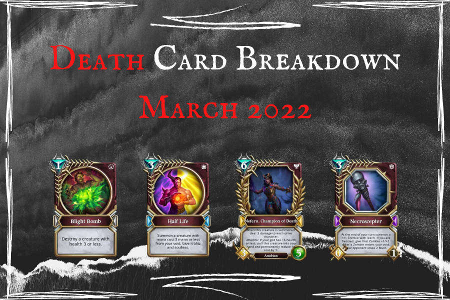 Gods Unchained Death Meta Report March 22 Peakd