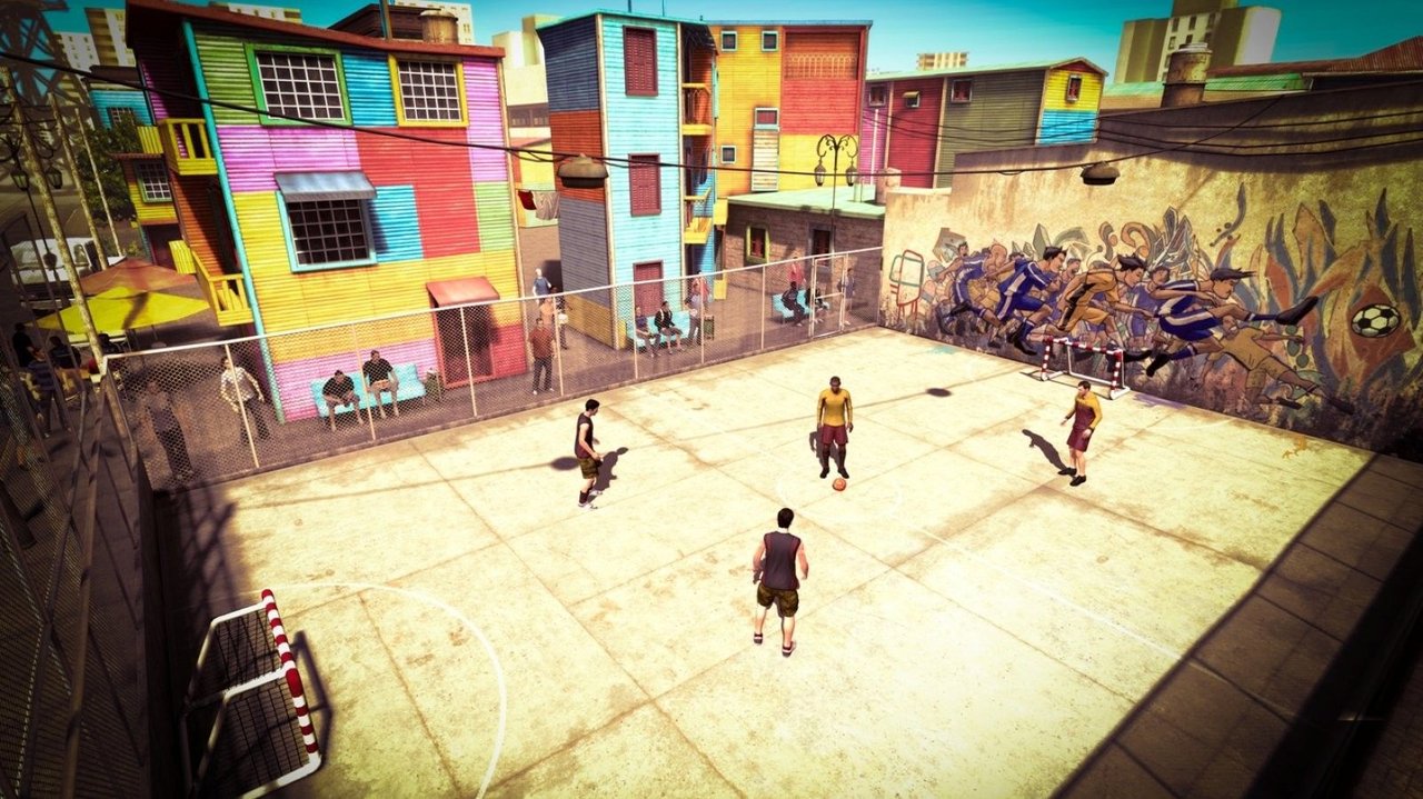 Has soñado alguna vez en jugar al FIFA Street en la vida real? Pues