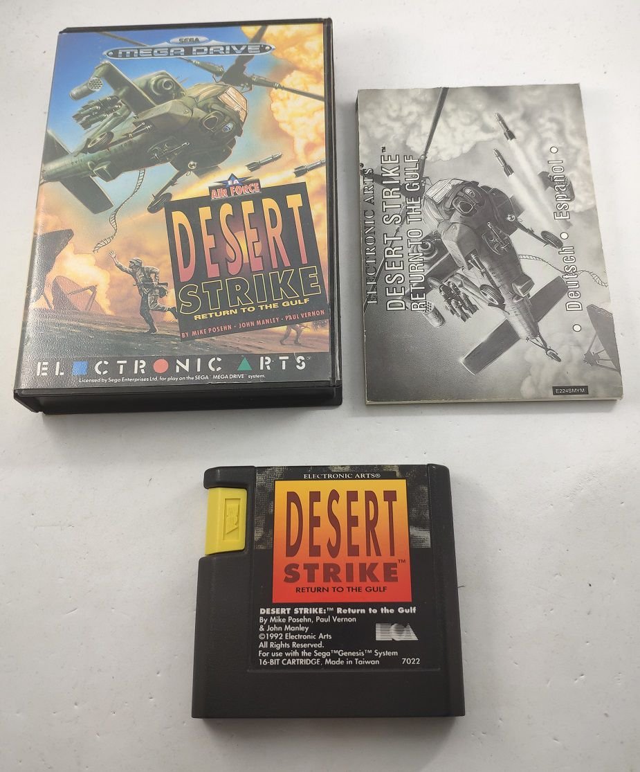 My Played Video Games Review: Desert Strike: Return to the Gulf for the Sega  Genesis | PeakD