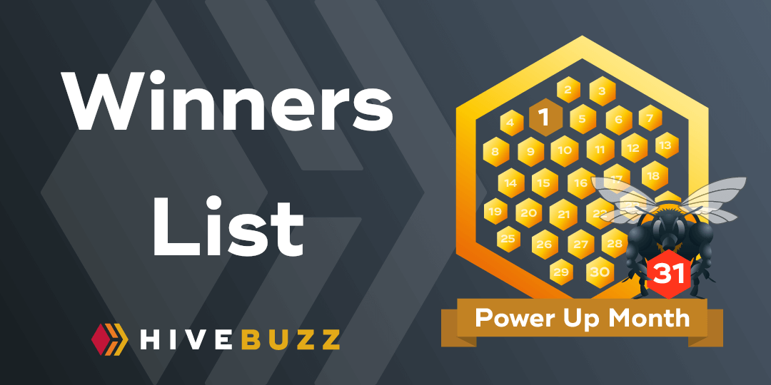 Hive Power Up Month Challenge - May 2023 Winners List