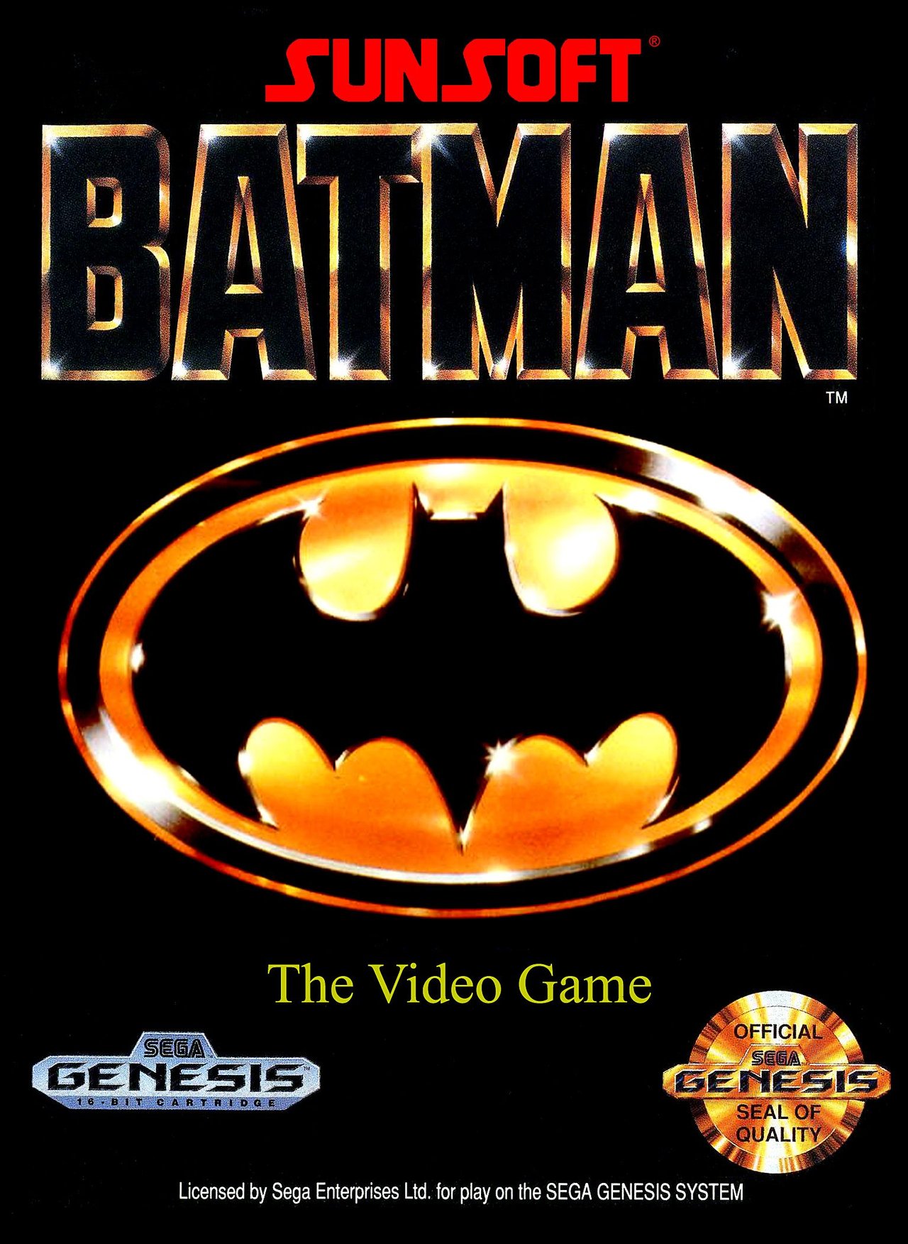 My Played Video Games Review: Batman for the Sega Genesis | PeakD