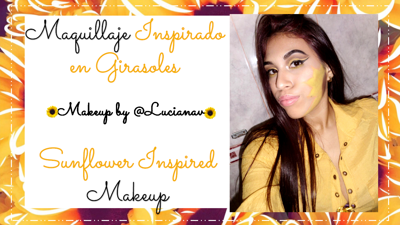 Maquillaje Inspirado en Girasoles ? Tutorial || Sunflower Inspired Makeup  ? Tutorial [ESP-ENG] | PeakD