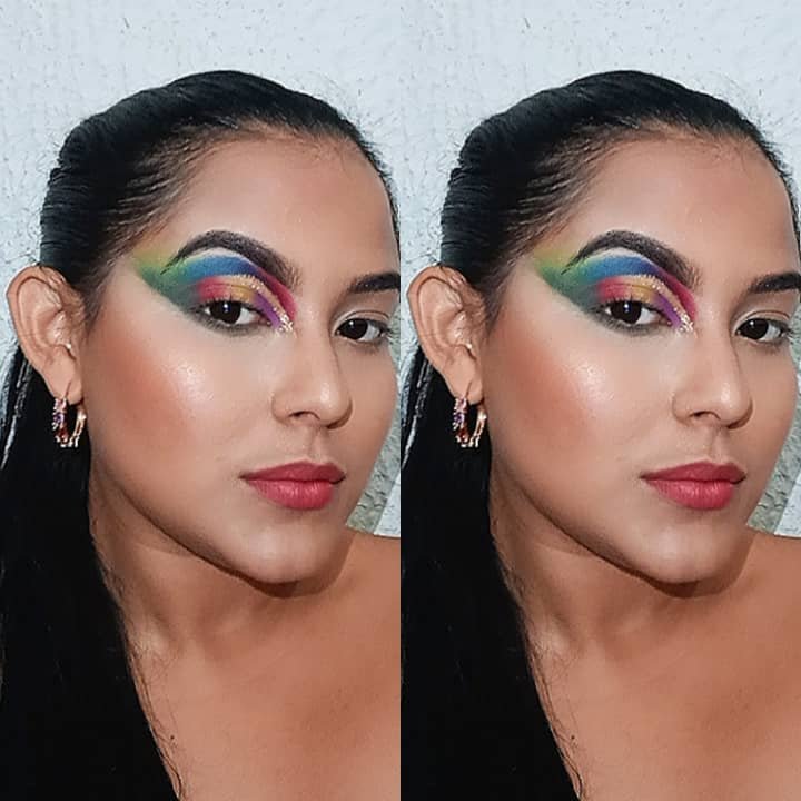 Maquilaje full color con varios cortes diagonales /Full color make-up with several diagonal cuts | PeakD Maquilaje full color con varios cortes diagonales /Full color make-up with several diagonal cuts | PeakD