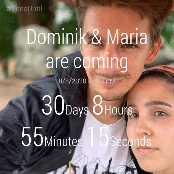 Dominik & Maria - Countdown to their arrival