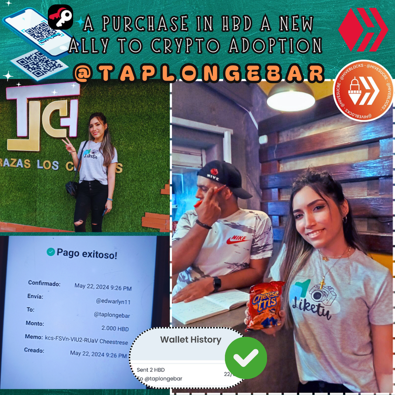 A purchase in hbd a new ally to crypto adoption @taplongebar