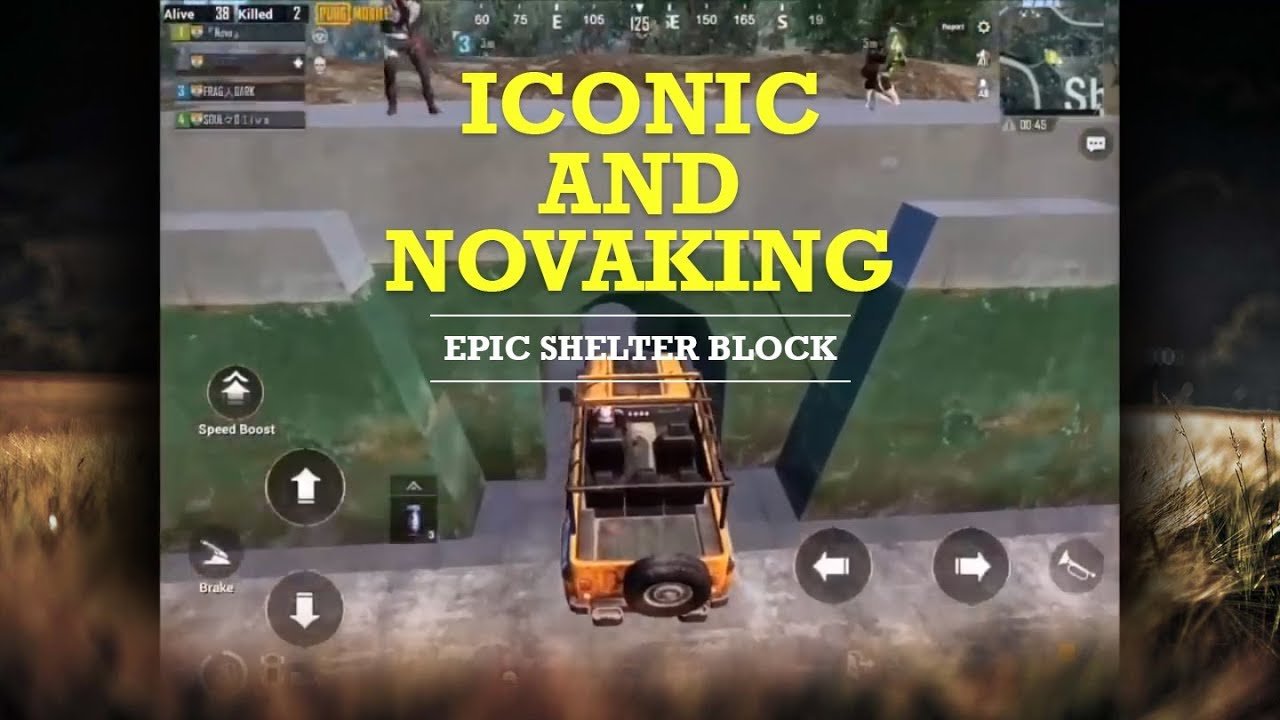 Shelter Block with Cars 😂 by Iconic and Nova || Funny Video || PUBG Mobile  | PeakD