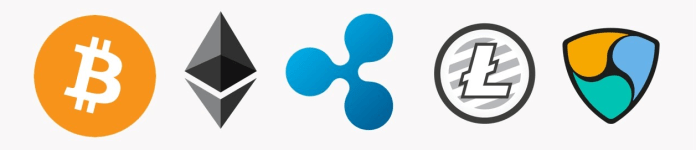 Bitcoin Ethereum Ripple Litecoin NEM