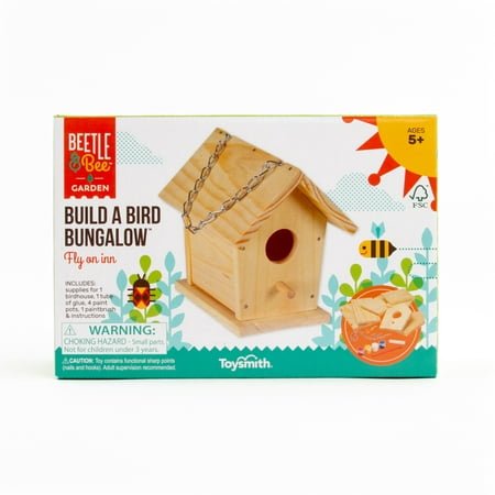 1 Toysmith Toysmith Build A Bird Bungalow (House) Craft Kit