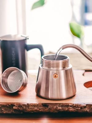4 Grosche Milano Stainless Steel Stovetop Espresso Brewer