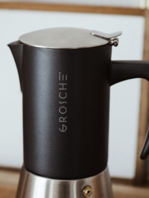 7 Grosche Milano Stainless Steel Stovetop Espresso Brewer