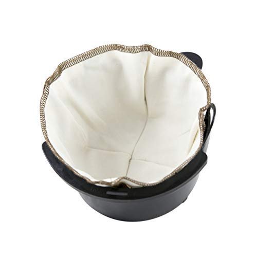 1 Basket CoffeeSock 6-12 cup- The Authentic Reusable Coffee Filter- GOTS Certified Organic Cotton Reusable Coffee Filters.