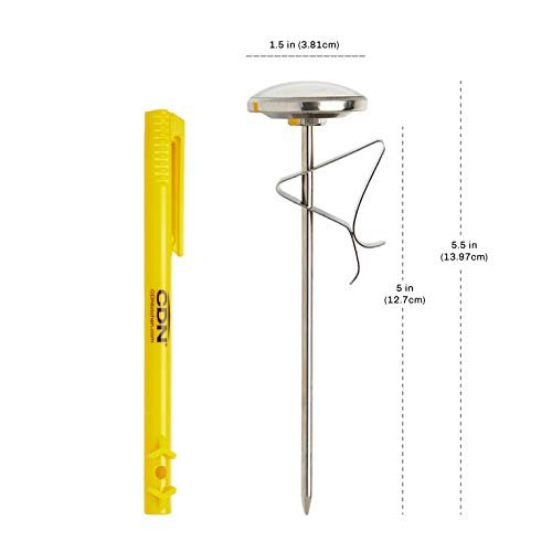 4 CDN ProAccurate Insta-Read Beverage and Frothing Thermometer IRB220-F