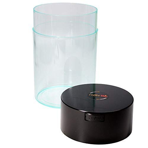 6 Clear Airtight Coffee Container by Tightpac America, Inc., 1.85-Liter/1 Pound Capacity