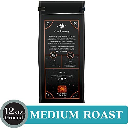 4 Copper Moon Coffee Hawaiian Hazelnut Medium Roast Ground - 12oz