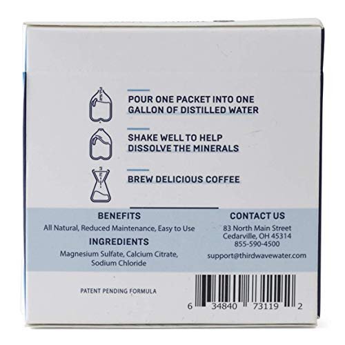 3 Enhanced Coffee Brewing Water by Third Wave Water with New Packaging
