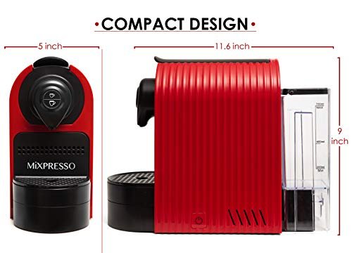1 Nespresso-Compatible Mixpresso Capsule Espresso Machine