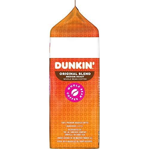 5 Dunkin' Classic Medium Roast Whole Bean Coffee