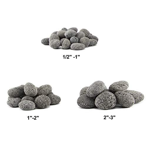 3 Stanbroil Volcanic Stone Nuggets for Gas Fire Features - 10 pounds (1-2)