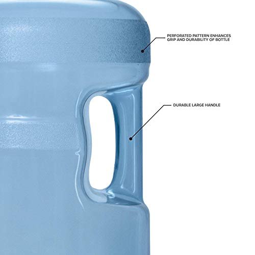 1 Reusable Crown Cap Plastic Water Jug - GEO 5 Gallon Container
