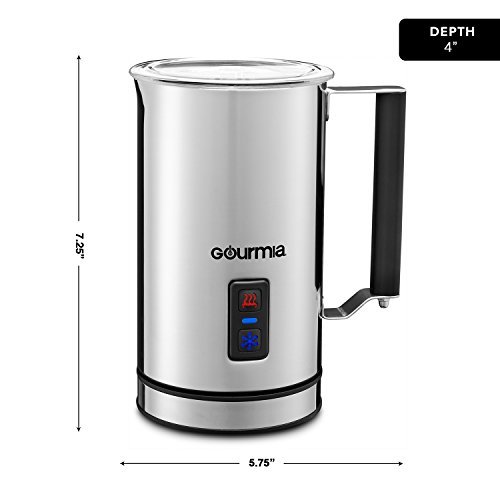 5 GMF215 Gourmia Electric Milk Frother and Warmer