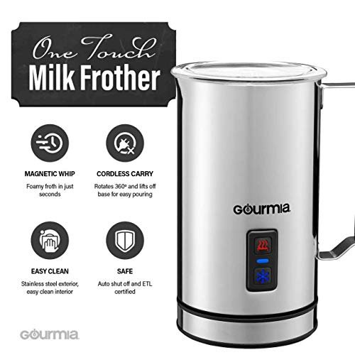 2 GMF215 Gourmia Electric Milk Frother and Warmer