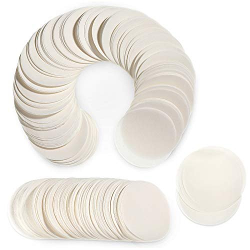 3 2 Pack 700 count White Round Coffee Filter Paper Set with Holder, Ideal for AeroPress Coffee and Espresso Maker