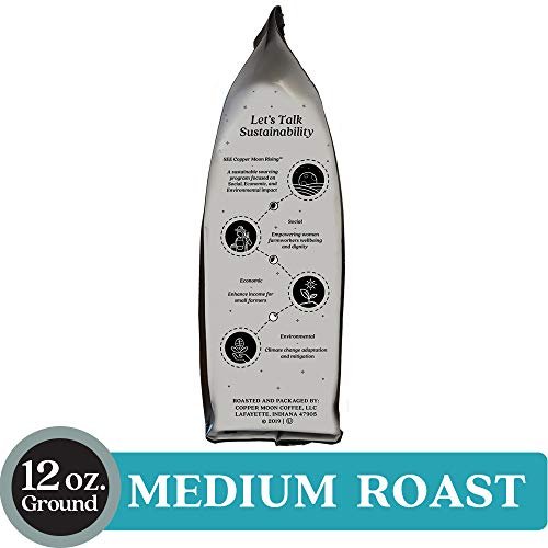 5 Copper Moon Coffee Hawaiian Hazelnut Medium Roast Ground - 12oz