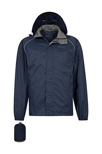 1 Mountain Warehouse Pakka Mens Waterproof Rain Jacket - Packable