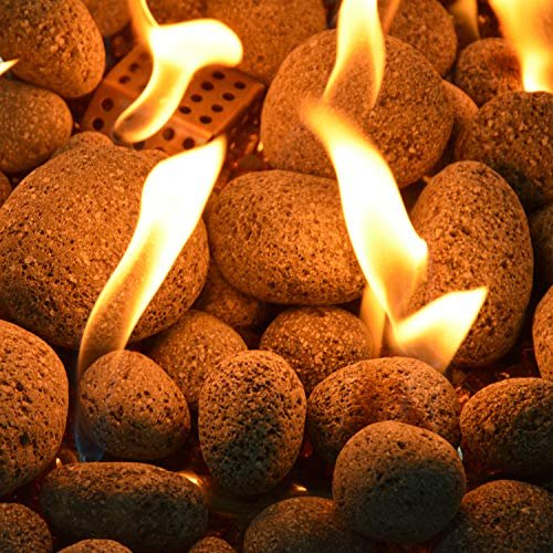 5 Stanbroil Volcanic Stone Nuggets for Gas Fire Features - 10 pounds (1-2)