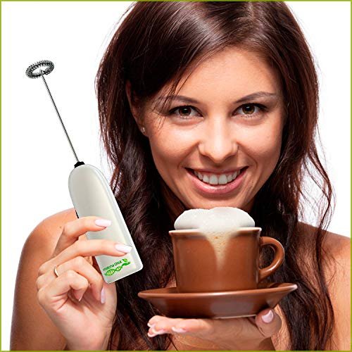 6 MatchaDNA Froth Express - Portable Battery-Powered Foam Maker for Enhanced Coffee Experience
