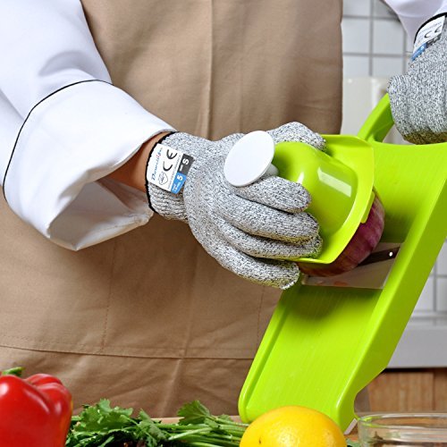 2 Dowellife Cut Resistant Gloves Food Grade Level 5 Protection