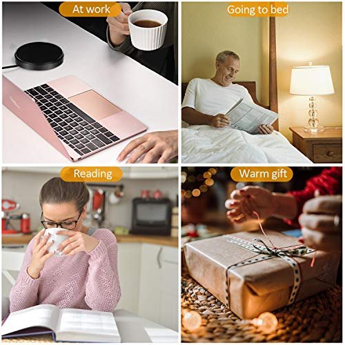 3 KRGMNHR Coffee Heater for Desk Automatic Power Off for Home Office Desk Usage