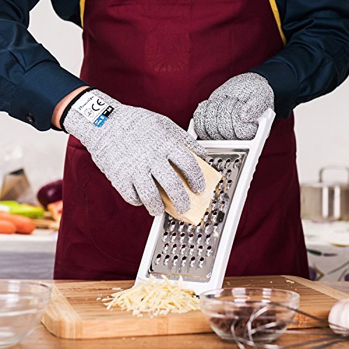 4 Dowellife Cut Resistant Gloves Food Grade Level 5 Protection