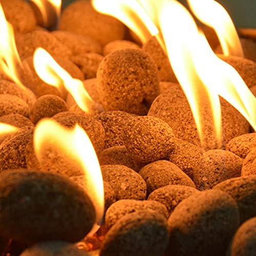 6 Stanbroil Volcanic Stone Nuggets for Gas Fire Features - 10 pounds (1-2)