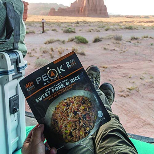 4 Freeze Dried Adventure Meals - Delicious Flavors, Nutritious, Fast Preparation, Easy-to-Carry