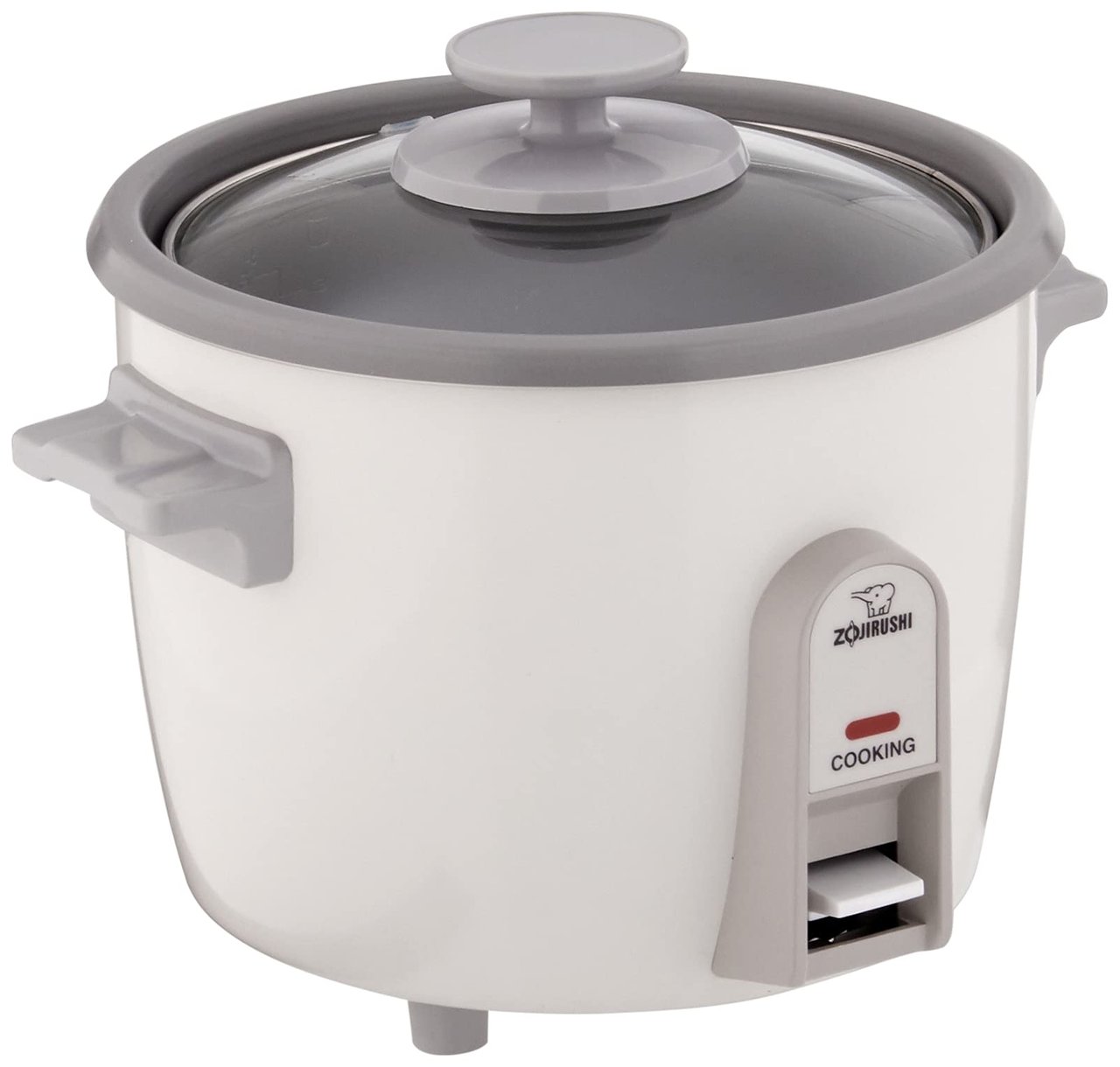 1 Zojirushi NHS-06 3-Cup (Uncooked) Rice Cooker, White (-WB)