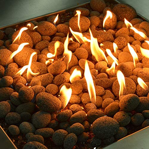 4 Stanbroil Volcanic Stone Nuggets for Gas Fire Features - 10 pounds (1-2)