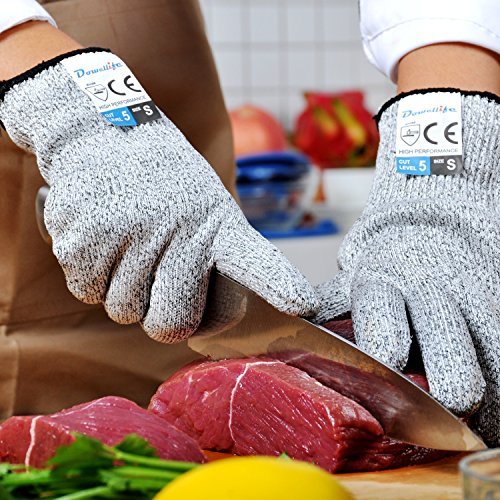 1 Dowellife Cut Resistant Gloves Food Grade Level 5 Protection