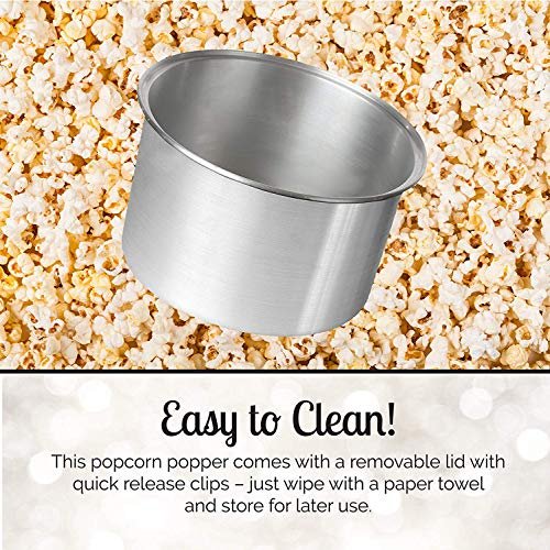 4 Stainless Steel Popcorn Maker - Platinum Edition, brought to you by Wabash Valley Farms.
