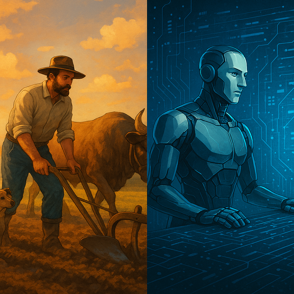 https://images.ecency.com/DQmPFRiXr7P8ay4HxM8y2AhDBAXpw9X4Yfxzmk8BLAZ2nfK/farmer_and_ai.png