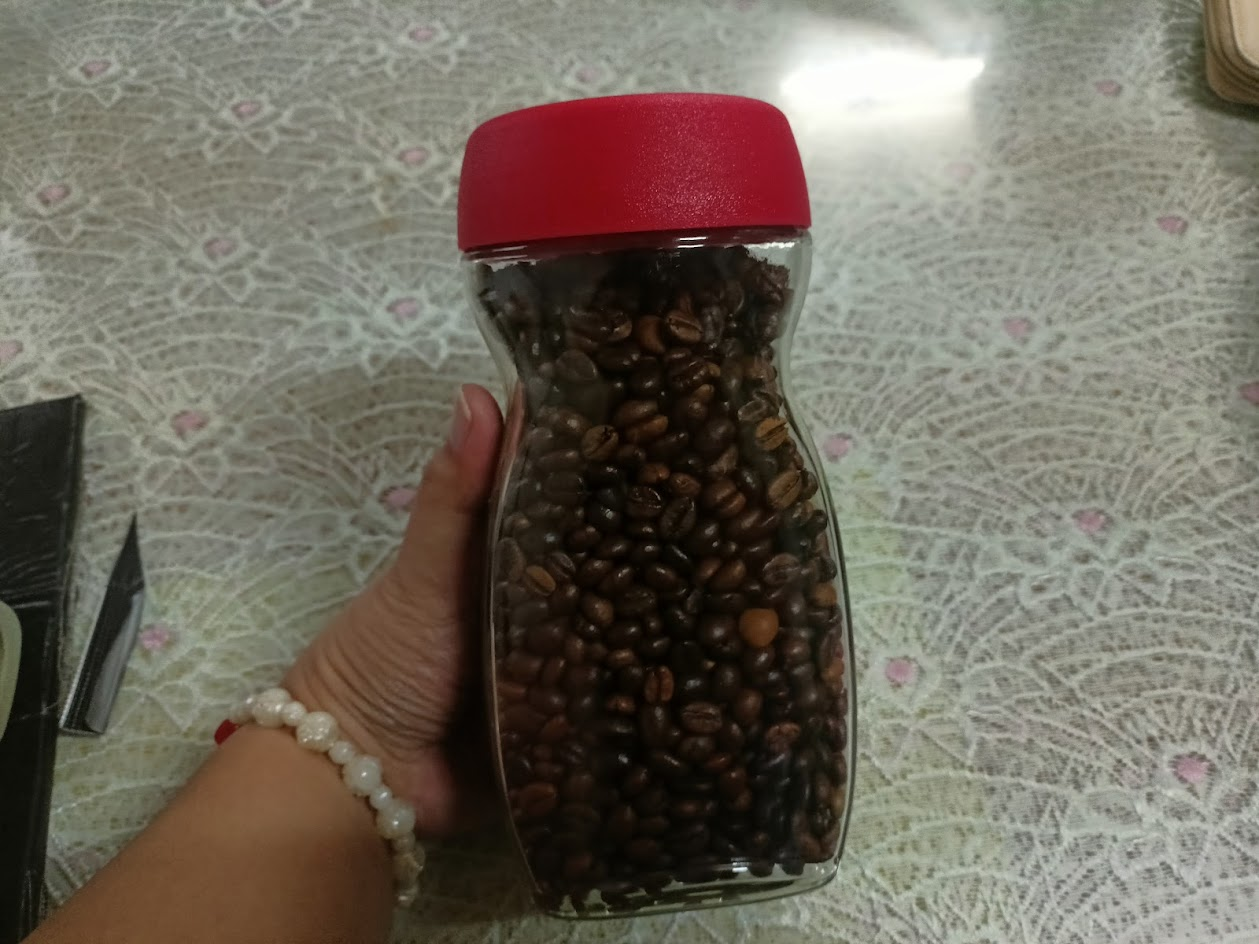 Got Some Locally Grown and Roasted Coffee Beans + Coffee Grinder <3