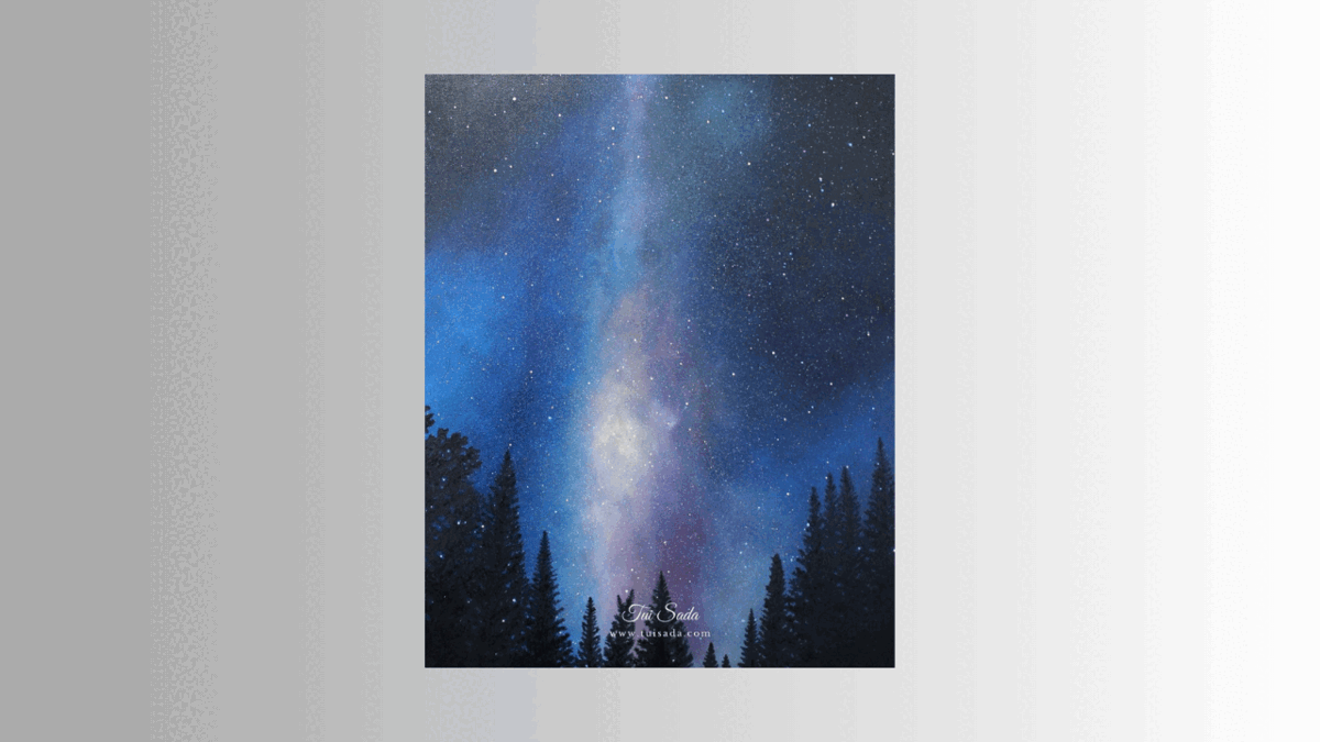 Starry Nights - GIF, Tui Sada