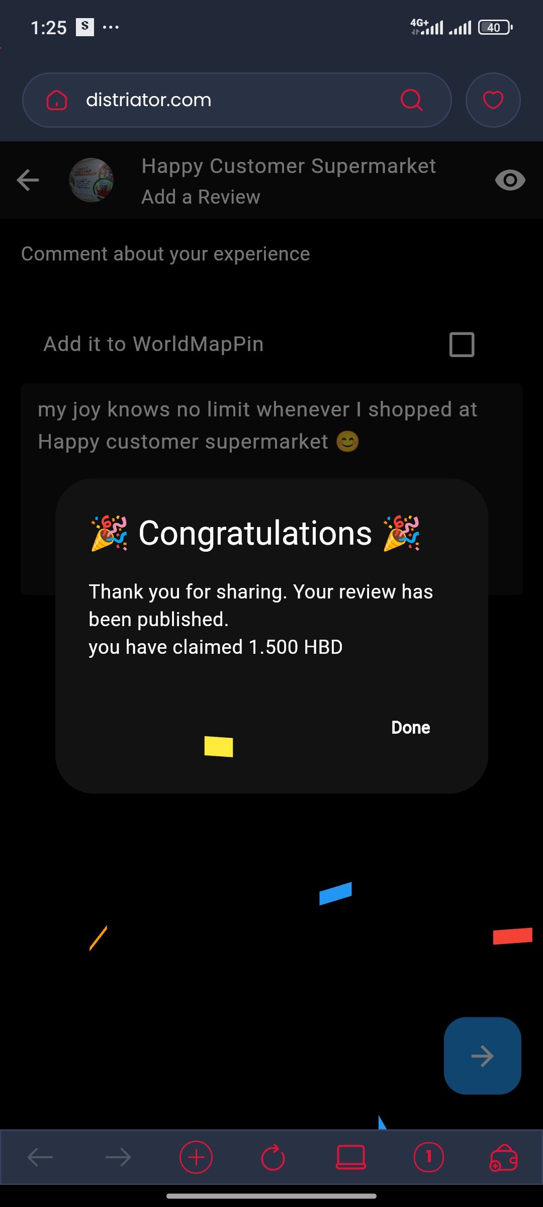 SHOPPING AT HAPPY CUSTOMER SUPERMARKET