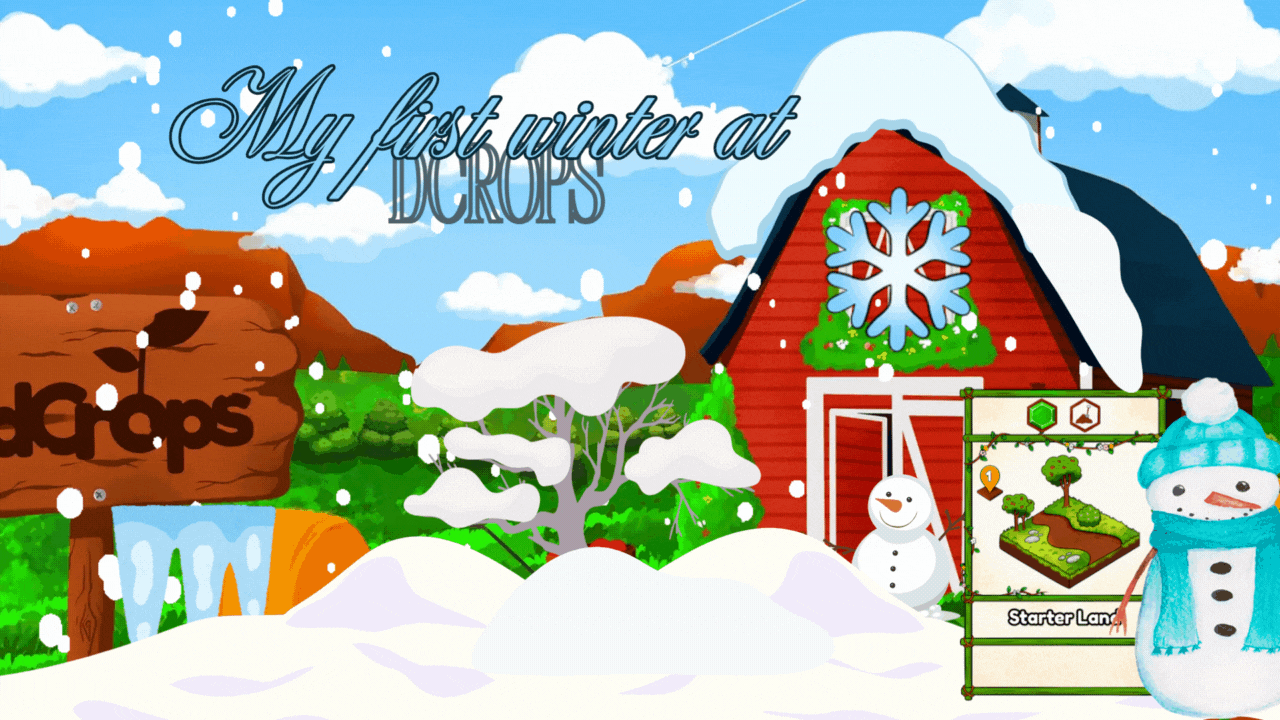My first winter at Dcrops. (Eng/Esp).